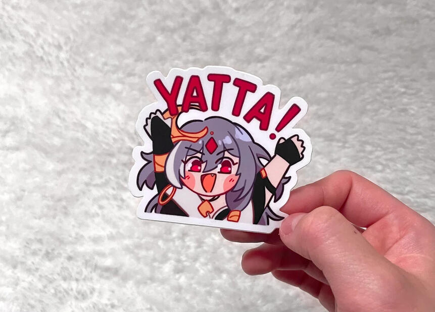 honkai impact 3rd YATTA! sticker