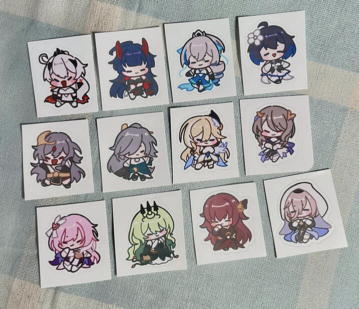 honkai impact 3rd scrunkly stickers