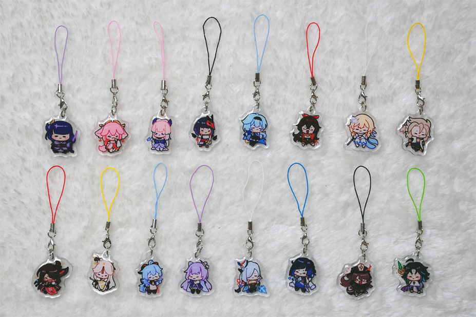 genshin impact scrunkly phone charms
