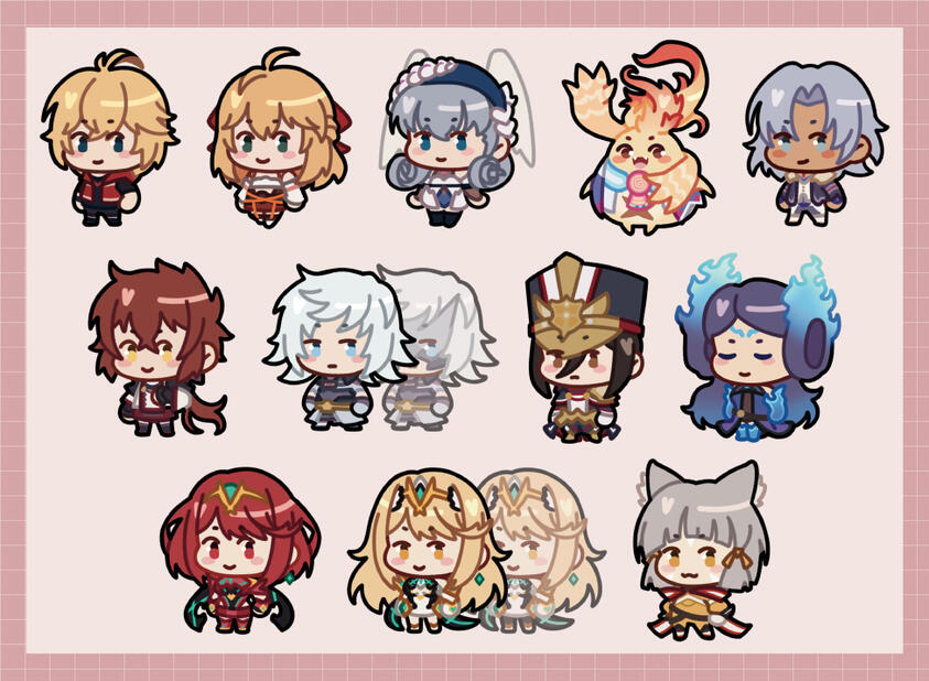 xenoblade chronicles phone charms