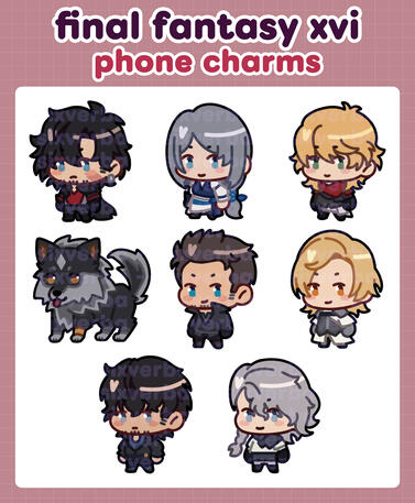 final fantasy xvi phone charms