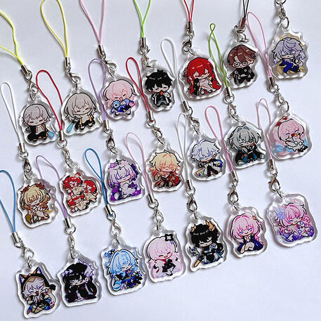 honkai: star rail scrunkly phone charms