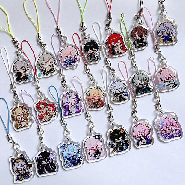 more honkai: star rail scrunkly phone charms